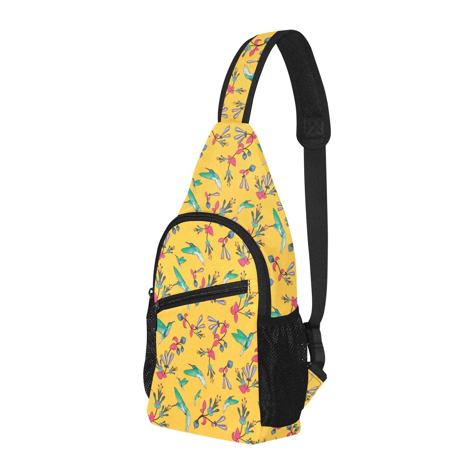 Swift Pastel Yellow All Over Print Chest Bag (Model 1719) All Over Print Chest Bag (1719) e-joyer