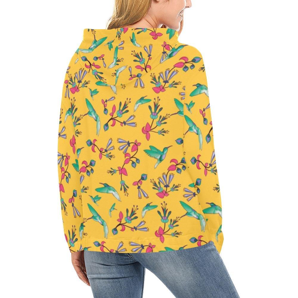 Swift Pastel Yellow All Over Print Hoodie for Women (USA Size) (Model H13) All Over Print Hoodie for Women (H13) e-joyer