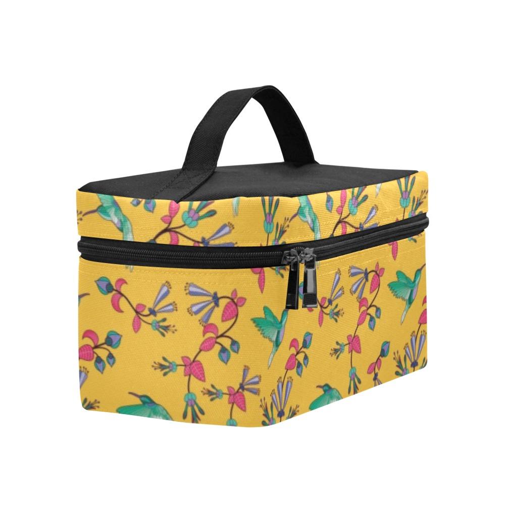 Swift Pastel Yellow Cosmetic Bag/Large (Model 1658) bag e-joyer