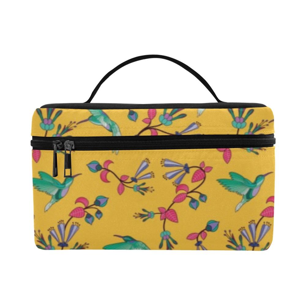 Swift Pastel Yellow Cosmetic Bag/Large (Model 1658) bag e-joyer
