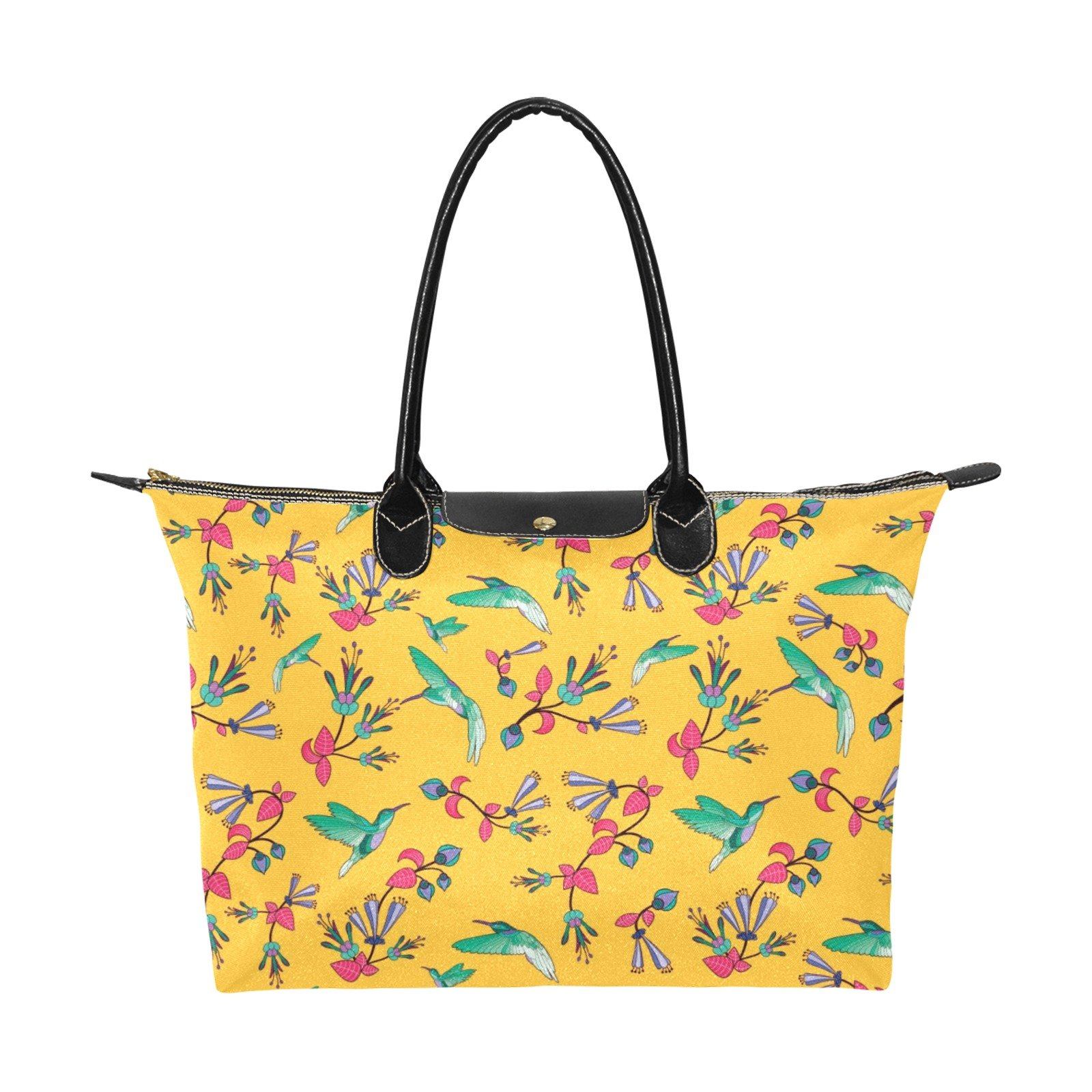 Swift Pastel Yellow Single-Shoulder Lady Handbag (Model 1714) bag e-joyer