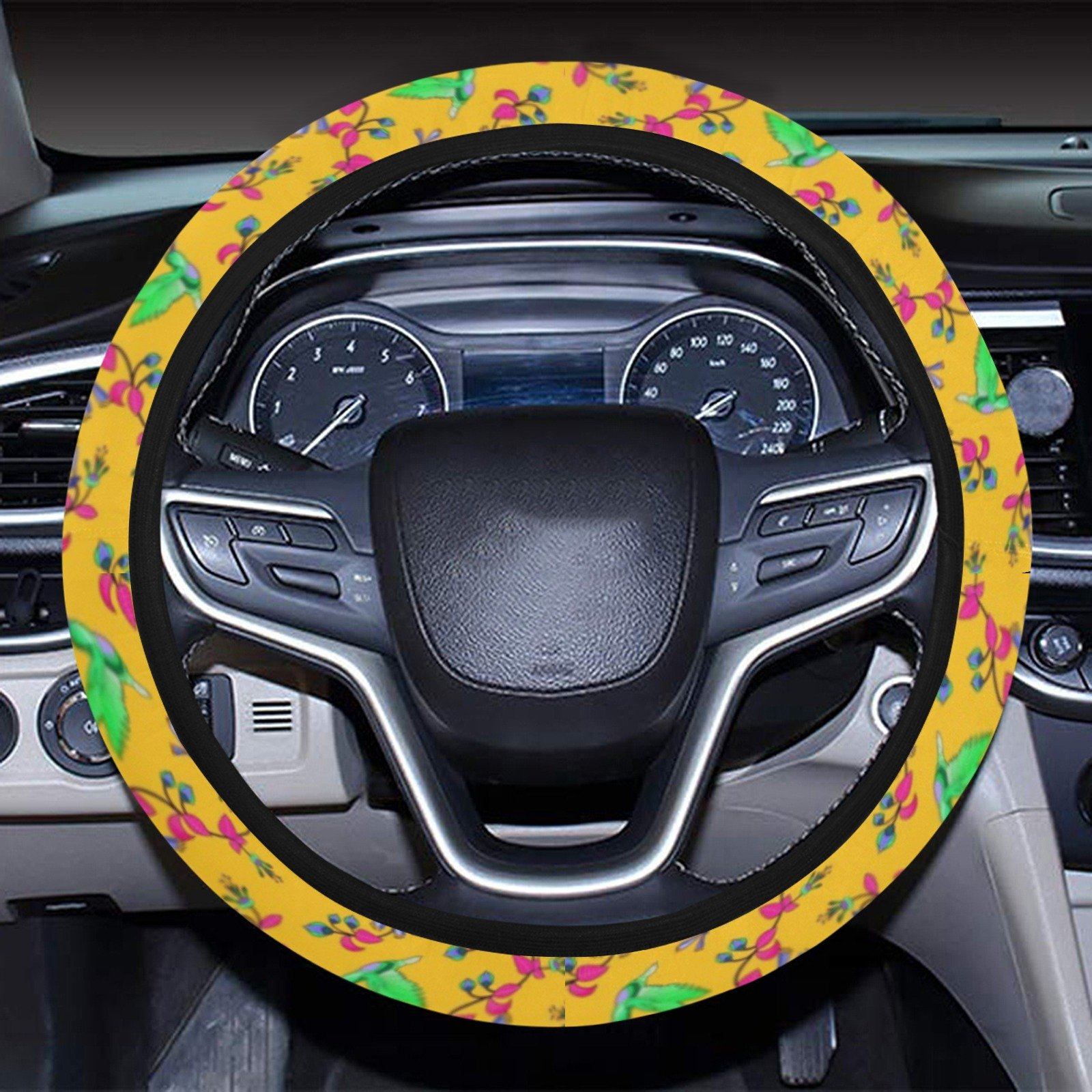 Swift Pastel Yellow Steering Wheel Cover with Elastic Edge Steering Wheel Cover with Elastic Edge e-joyer