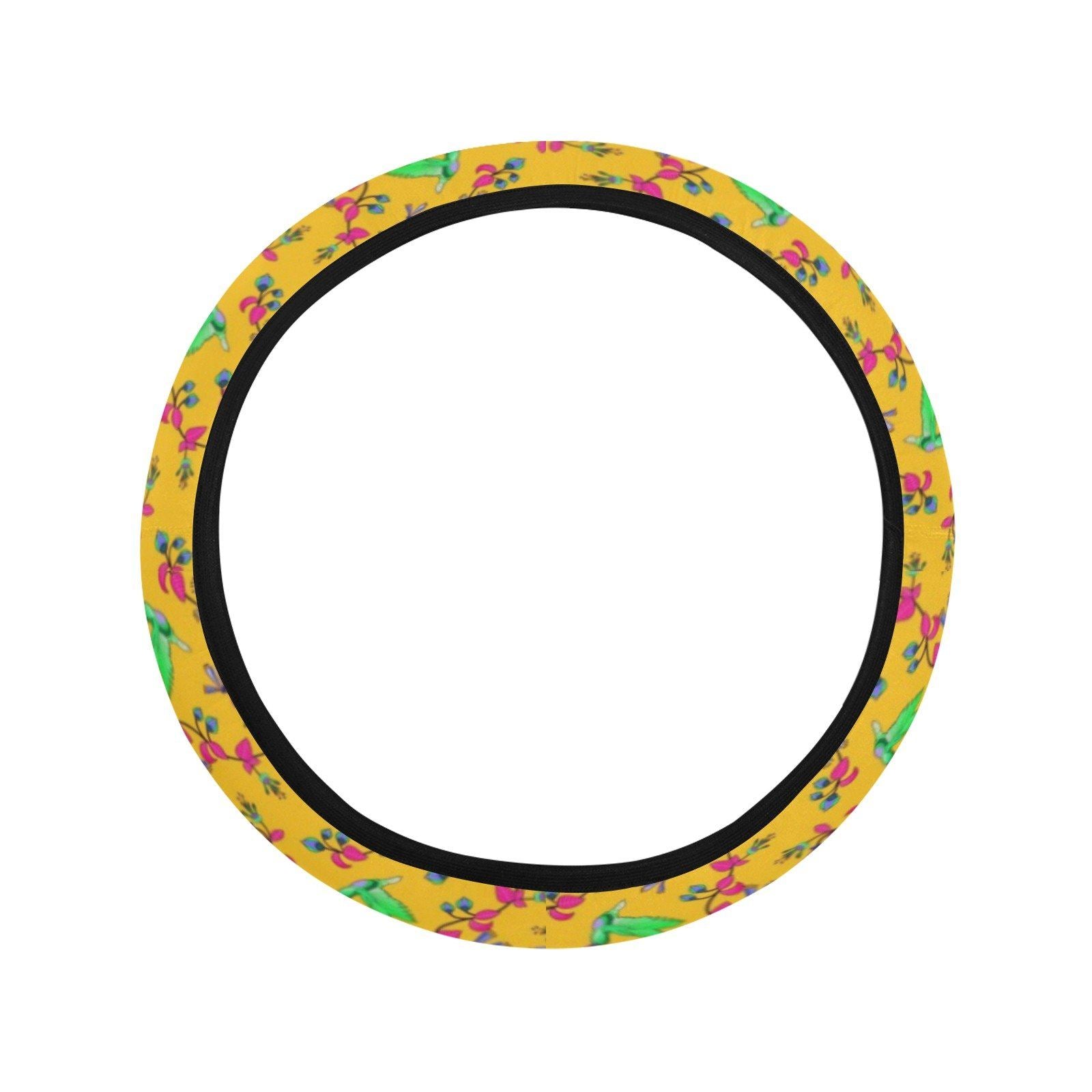 Swift Pastel Yellow Steering Wheel Cover with Elastic Edge Steering Wheel Cover with Elastic Edge e-joyer