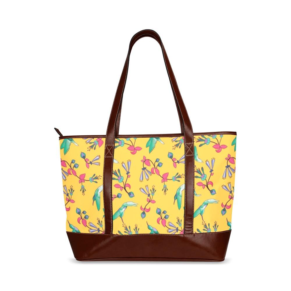 Swift Pastel Yellow Tote Handbag (Model 1642) Tote Handbags (1642) e-joyer