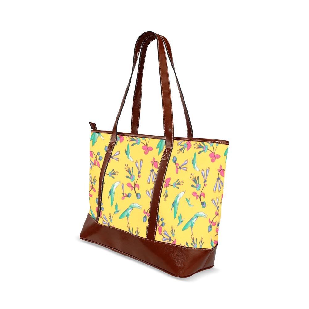 Swift Pastel Yellow Tote Handbag (Model 1642) Tote Handbags (1642) e-joyer