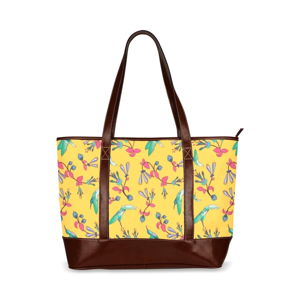 Swift Pastel Yellow Tote Handbag (Model 1642) Tote Handbags (1642) e-joyer