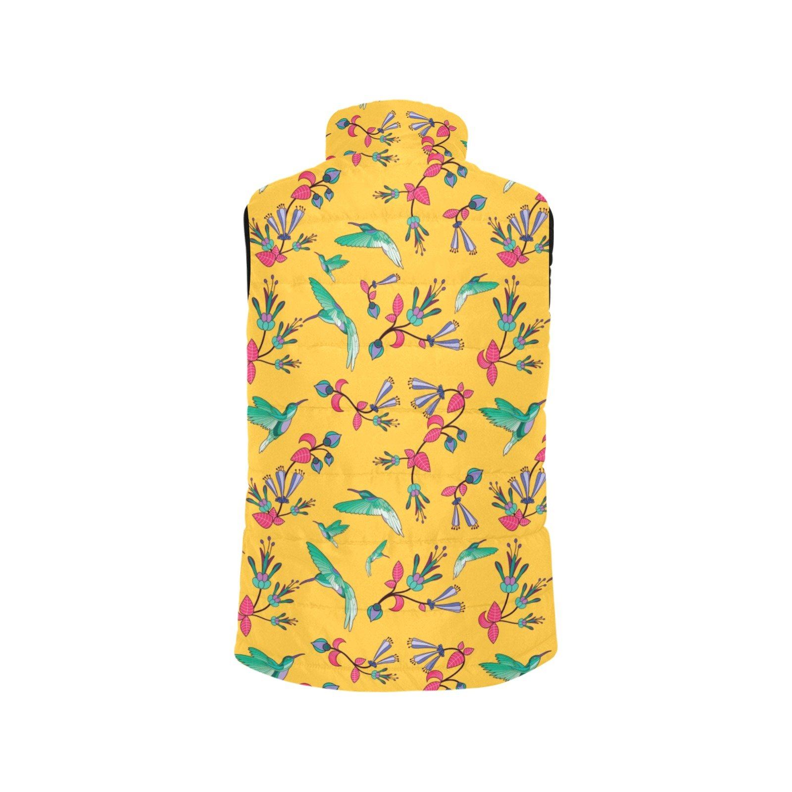 Swift Pastel Yellow Women's Padded Vest Jacket (Model H44) Women's Padded Vest Jacket (H44) e-joyer