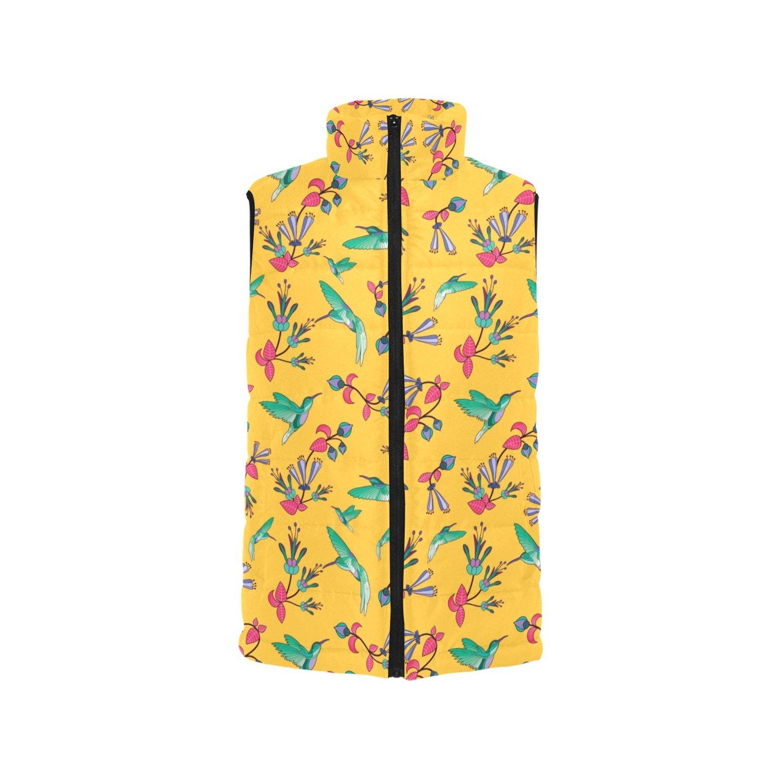 Swift Pastel Yellow Women's Padded Vest Jacket (Model H44) Women's Padded Vest Jacket (H44) e-joyer