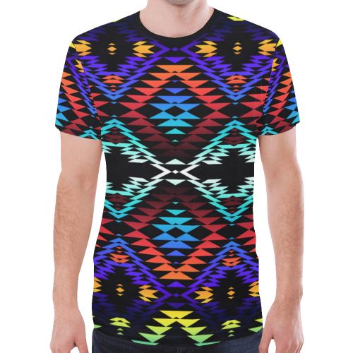 Taos Morning and Midnight New All Over Print T-shirt for Men (Model T45) New All Over Print T-shirt for Men (T45) e-joyer