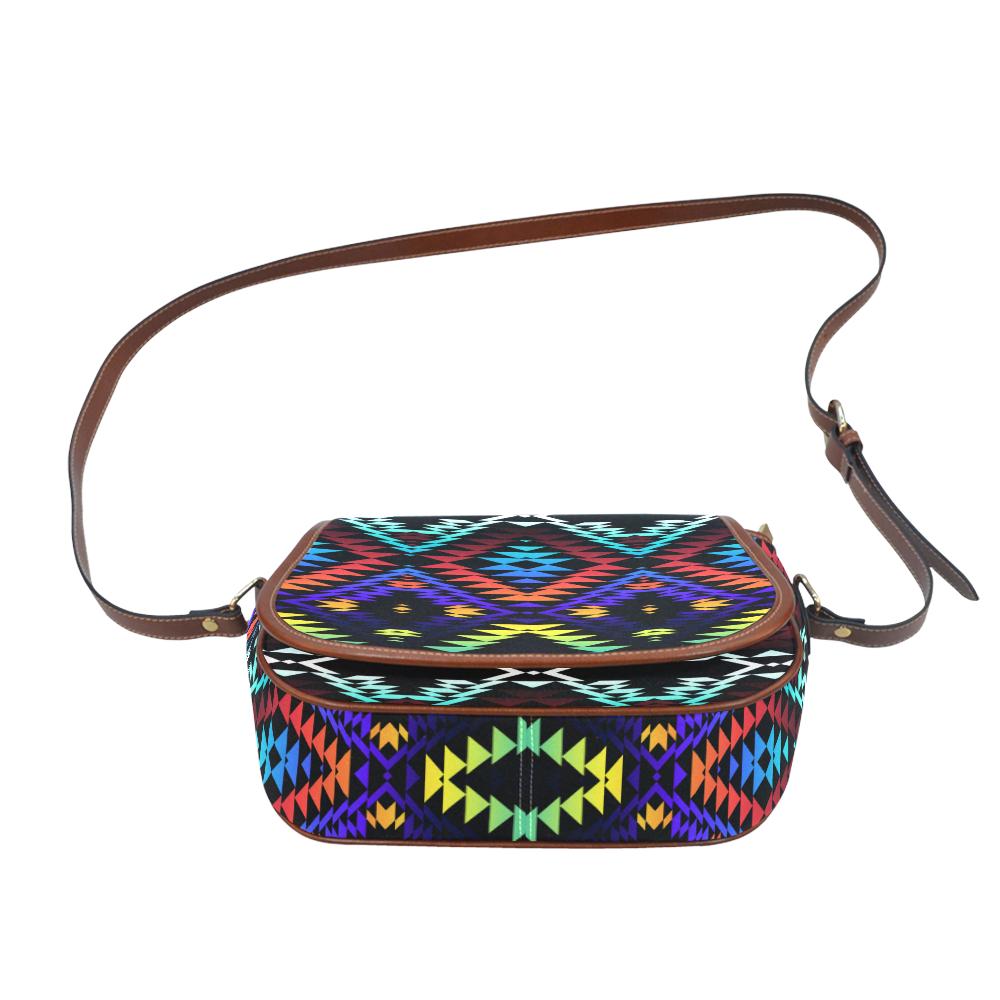 Taos Morning and Midnight Saddle Bag/Small (Model 1649) Full Customization Saddle Bag/Small (Full Customization) e-joyer