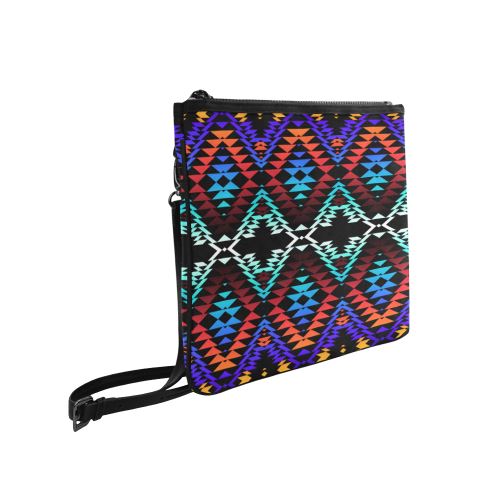 Taos Morning and Midnight Slim Clutch Bag (Model 1668) Slim Clutch Bags (1668) e-joyer