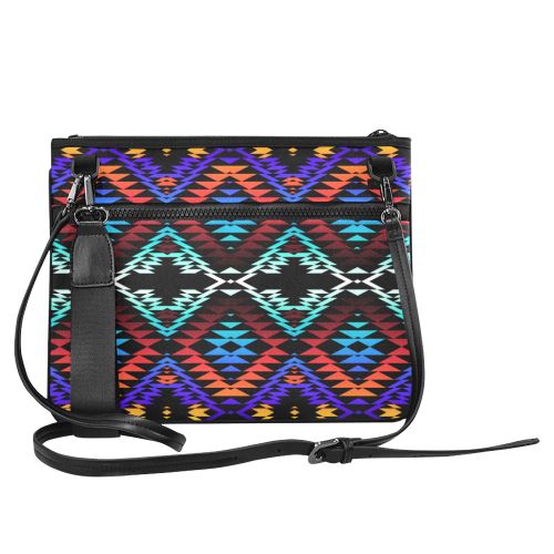 Taos Morning and Midnight Slim Clutch Bag (Model 1668) Slim Clutch Bags (1668) e-joyer