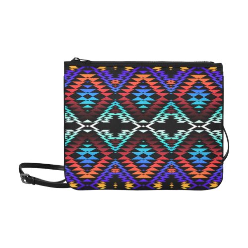 Taos Morning and Midnight Slim Clutch Bag (Model 1668) Slim Clutch Bags (1668) e-joyer