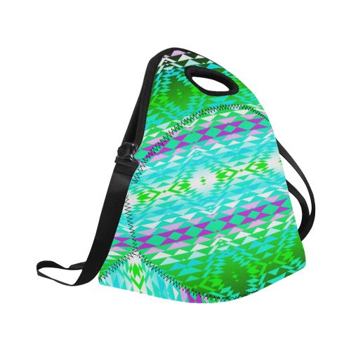 Taos Powwow 120 Neoprene Lunch Bag/Large (Model 1669) Neoprene Lunch Bag/Large (1669) e-joyer