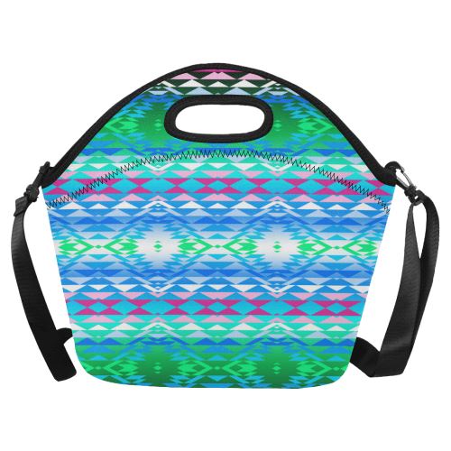 Taos Powwow 150 Neoprene Lunch Bag/Large (Model 1669) Neoprene Lunch Bag/Large (1669) e-joyer