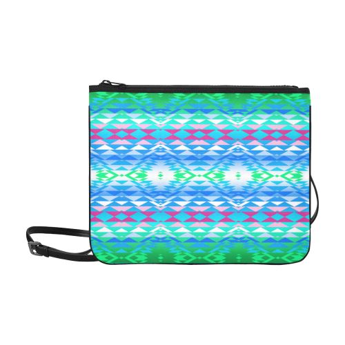 Taos Powwow 150 Slim Clutch Bag (Model 1668) Slim Clutch Bags (1668) e-joyer