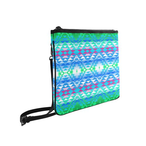Taos Powwow 150 Slim Clutch Bag (Model 1668) Slim Clutch Bags (1668) e-joyer