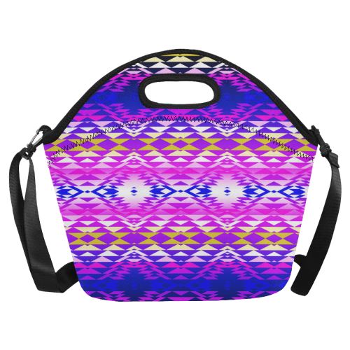 Taos Powwow 240 Neoprene Lunch Bag/Large (Model 1669) Neoprene Lunch Bag/Large (1669) e-joyer