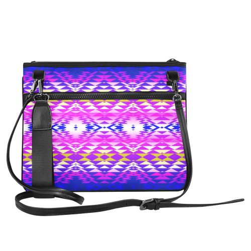 Taos Powwow 240 Slim Clutch Bag (Model 1668) Slim Clutch Bags (1668) e-joyer