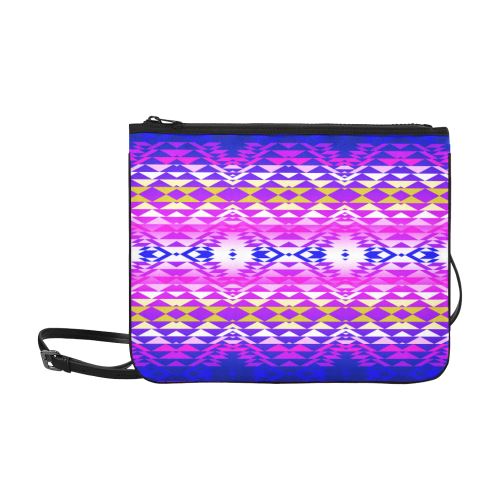 Taos Powwow 240 Slim Clutch Bag (Model 1668) Slim Clutch Bags (1668) e-joyer