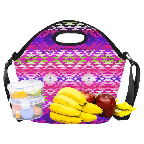 Taos Powwow 270 Neoprene Lunch Bag/Large (Model 1669) Neoprene Lunch Bag/Large (1669) e-joyer