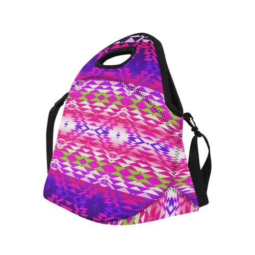 Taos Powwow 270 Neoprene Lunch Bag/Large (Model 1669) Neoprene Lunch Bag/Large (1669) e-joyer