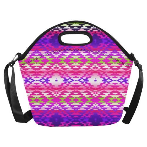 Taos Powwow 270 Neoprene Lunch Bag/Large (Model 1669) Neoprene Lunch Bag/Large (1669) e-joyer