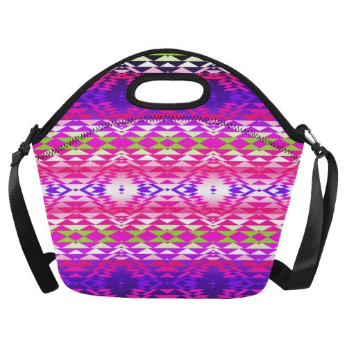 Taos Powwow 270 Neoprene Lunch Bag/Large (Model 1669) Neoprene Lunch Bag/Large (1669) e-joyer