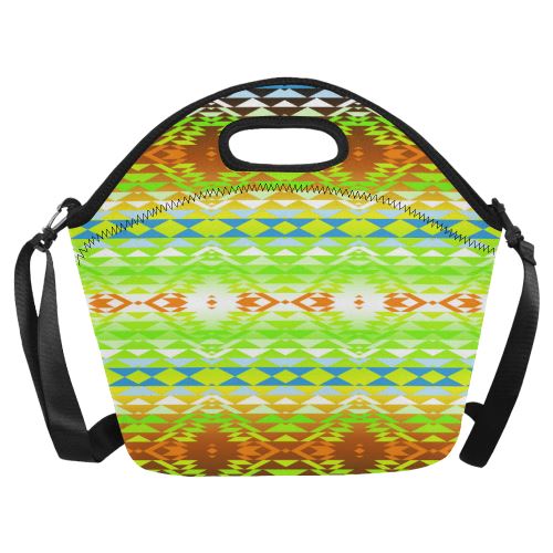 Taos Powwow 30 Neoprene Lunch Bag/Large (Model 1669) Neoprene Lunch Bag/Large (1669) e-joyer