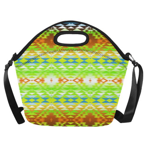 Taos Powwow 30 Neoprene Lunch Bag/Large (Model 1669) Neoprene Lunch Bag/Large (1669) e-joyer