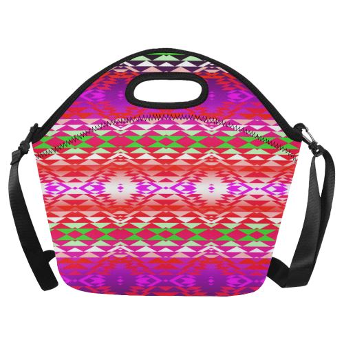 Taos Powwow 300 Neoprene Lunch Bag/Large (Model 1669) Neoprene Lunch Bag/Large (1669) e-joyer