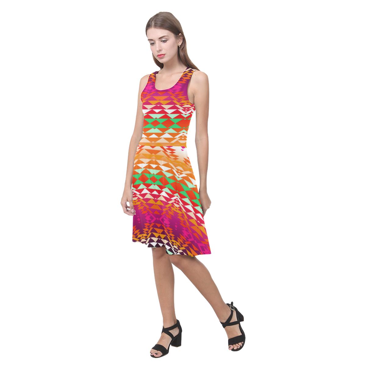 Taos Powwow 330 Atalanta Casual Sundress(Model D04) Atalanta Sundress (D04) e-joyer