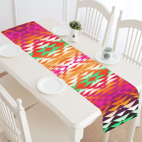 Taos Powwow 330 Table Runner 16x72 inch Table Runner 16x72 inch e-joyer