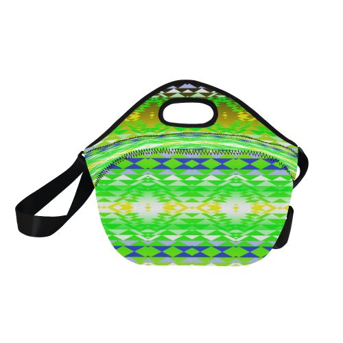 Taos Powwow 60 Neoprene Lunch Bag/Large (Model 1669) Neoprene Lunch Bag/Large (1669) e-joyer