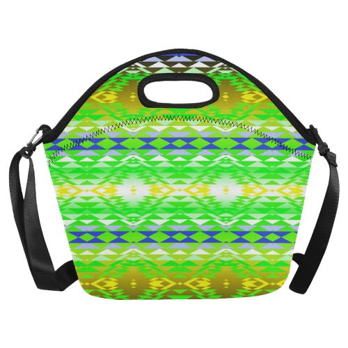 Taos Powwow 60 Neoprene Lunch Bag/Large (Model 1669) Neoprene Lunch Bag/Large (1669) e-joyer
