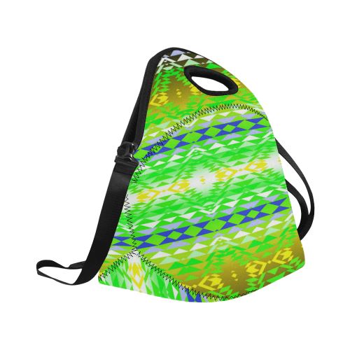 Taos Powwow 60 Neoprene Lunch Bag/Large (Model 1669) Neoprene Lunch Bag/Large (1669) e-joyer