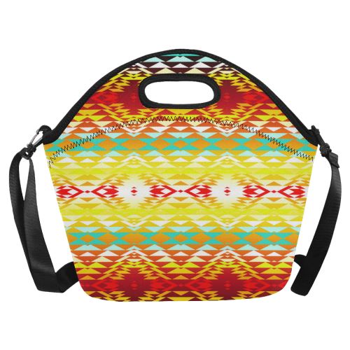 Taos Powwow Neoprene Lunch Bag/Large (Model 1669) Neoprene Lunch Bag/Large (1669) e-joyer