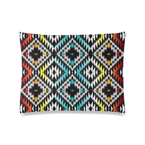 Taos Sunrise Custom Zippered Pillow Case 20"x26" (Double Sided) Pillow Case 20"x26" e-joyer