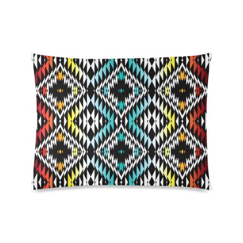 Taos Sunrise Custom Zippered Pillow Case 20"x26" (Double Sided) Pillow Case 20"x26" e-joyer