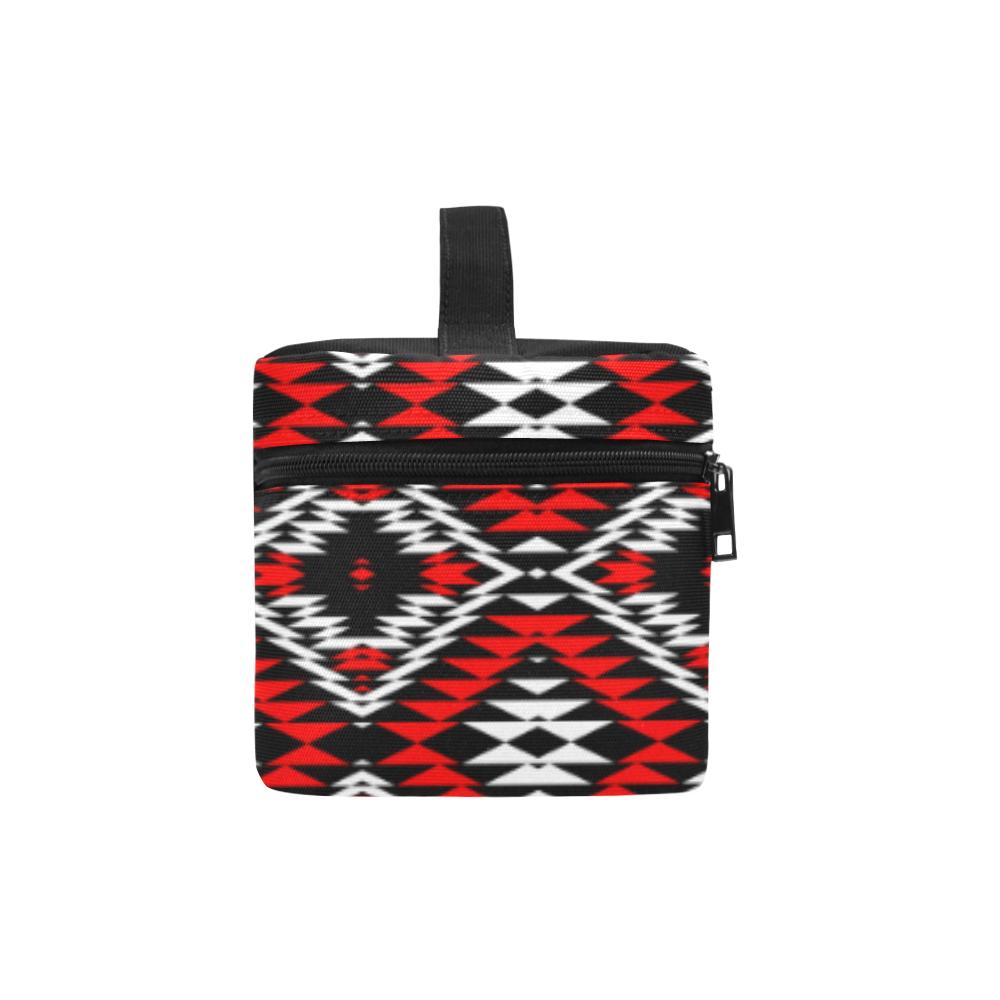 Taos Wool Cosmetic Bag/Large (Model 1658) Cosmetic Bag e-joyer