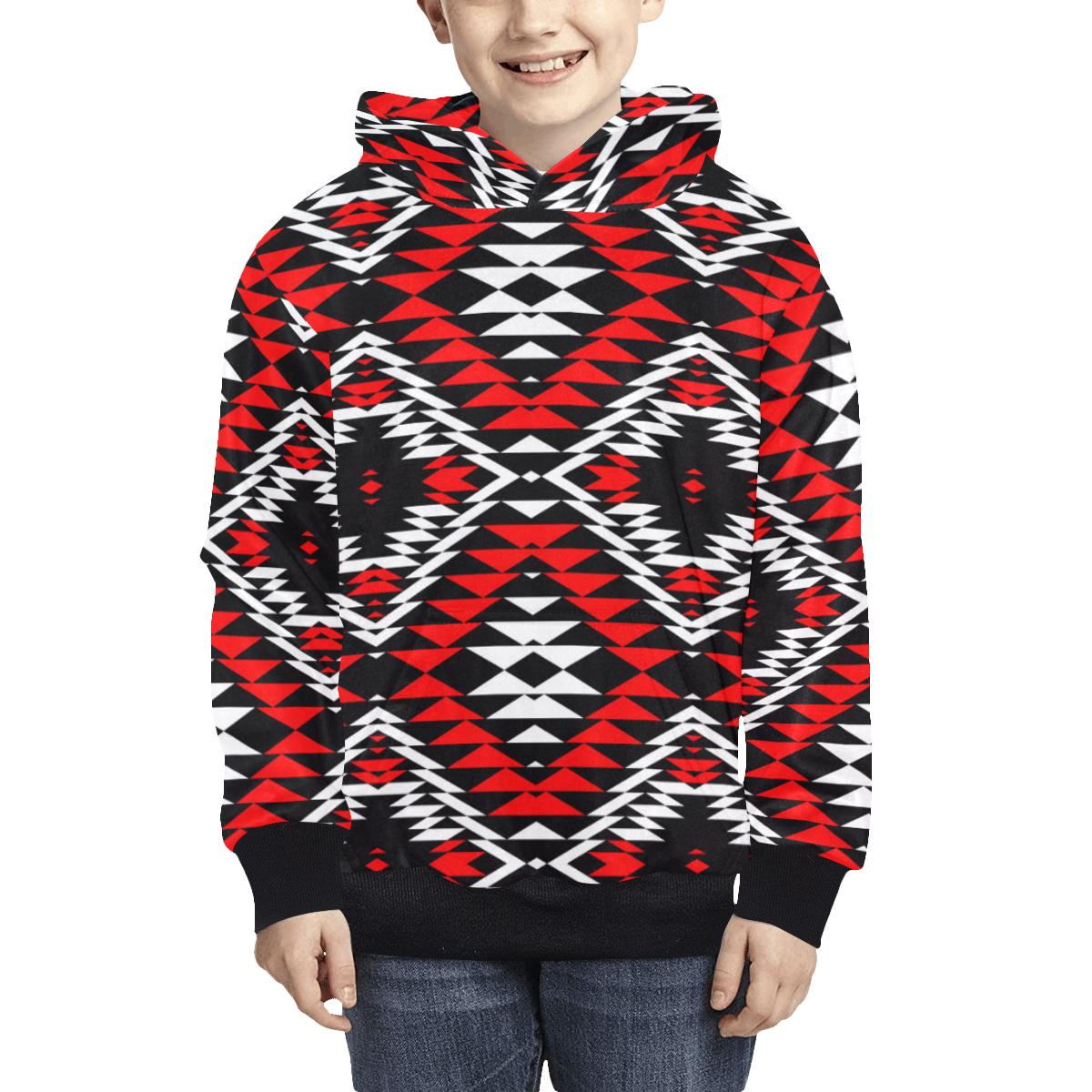 Taos Wool Kids' All Over Print Hoodie (Model H38) Kids' AOP Hoodie (H38) e-joyer