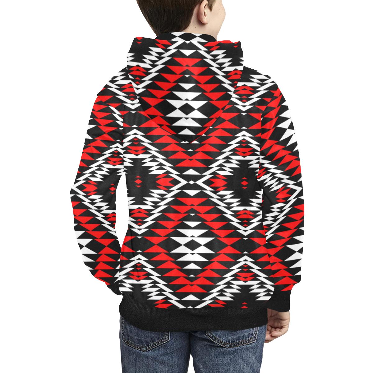 Taos Wool Kids' All Over Print Hoodie (Model H38) Kids' AOP Hoodie (H38) e-joyer