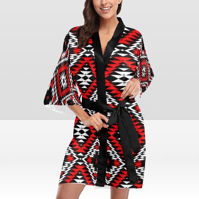Taos Wool Kimono Robe Artsadd