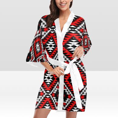 Taos Wool Kimono Robe Artsadd