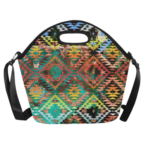 Taos Wool Neoprene Lunch Bag/Large (Model 1669) Neoprene Lunch Bag/Large (1669) e-joyer