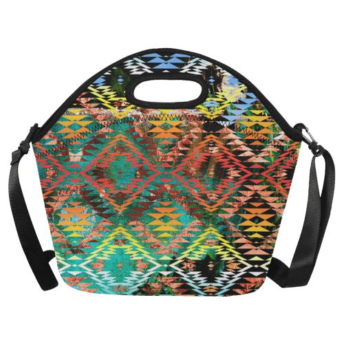 Taos Wool Neoprene Lunch Bag/Large (Model 1669) Neoprene Lunch Bag/Large (1669) e-joyer