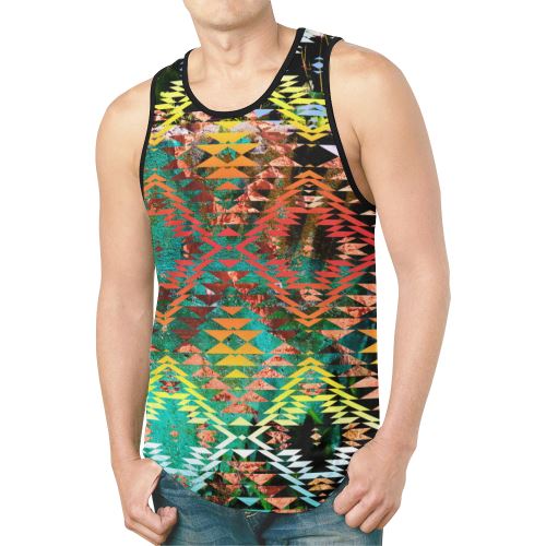 Taos Wool New All Over Print Tank Top for Men (Model T46) New All Over Print Tank Top for Men (T46) e-joyer