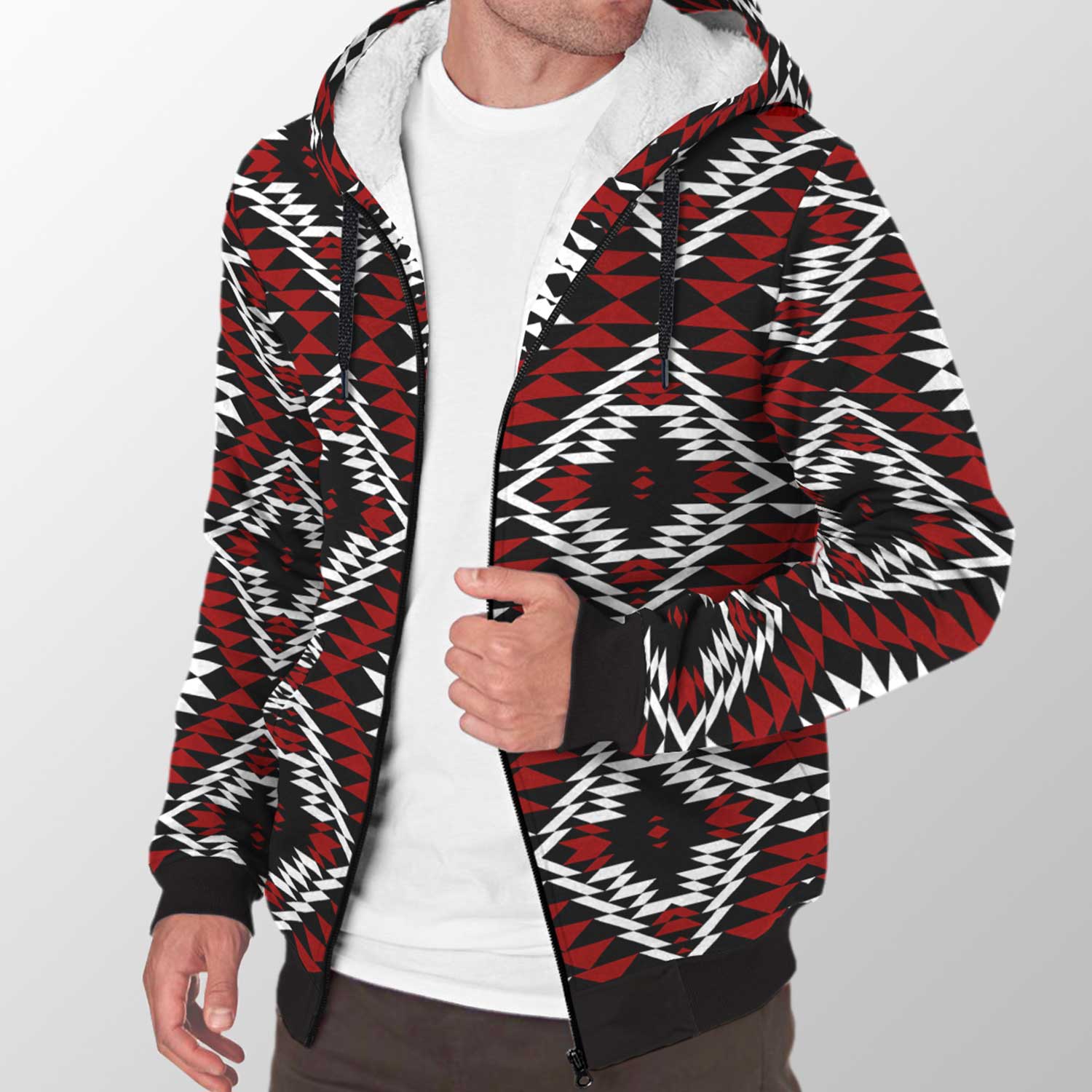 Taos Wool Sherpa Hoodie 49 Dzine