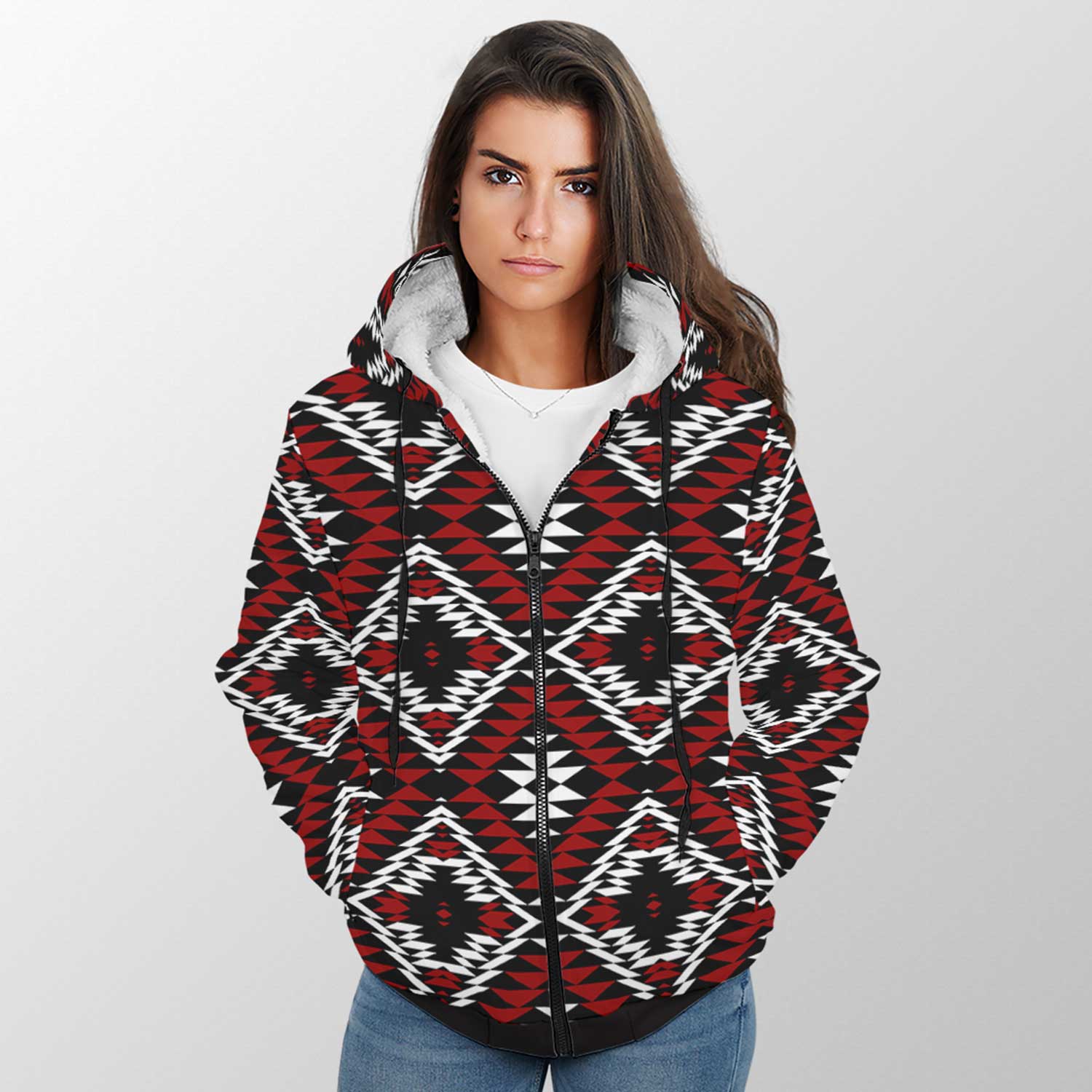 Taos Wool Sherpa Hoodie 49 Dzine