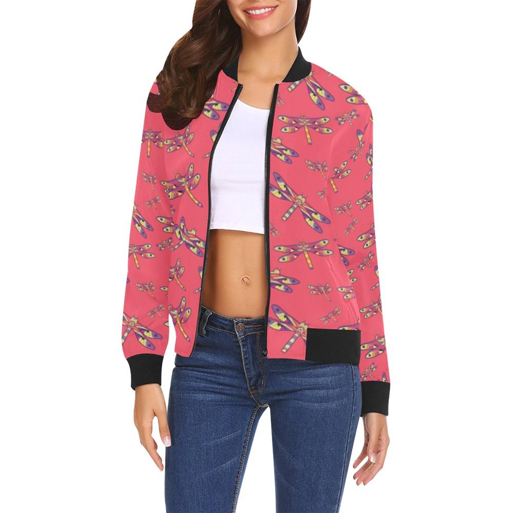 The Gathering All Over Print Bomber Jacket for Women (Model H19) Jacket e-joyer